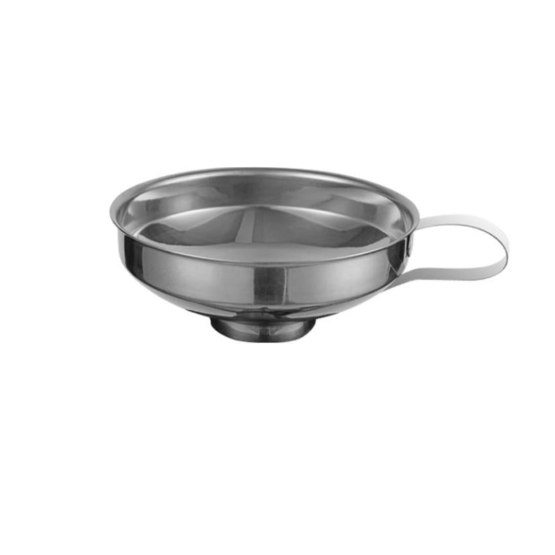 Thick Stainless Steel Wide Mouth Funnel for Jam - Large Diameter