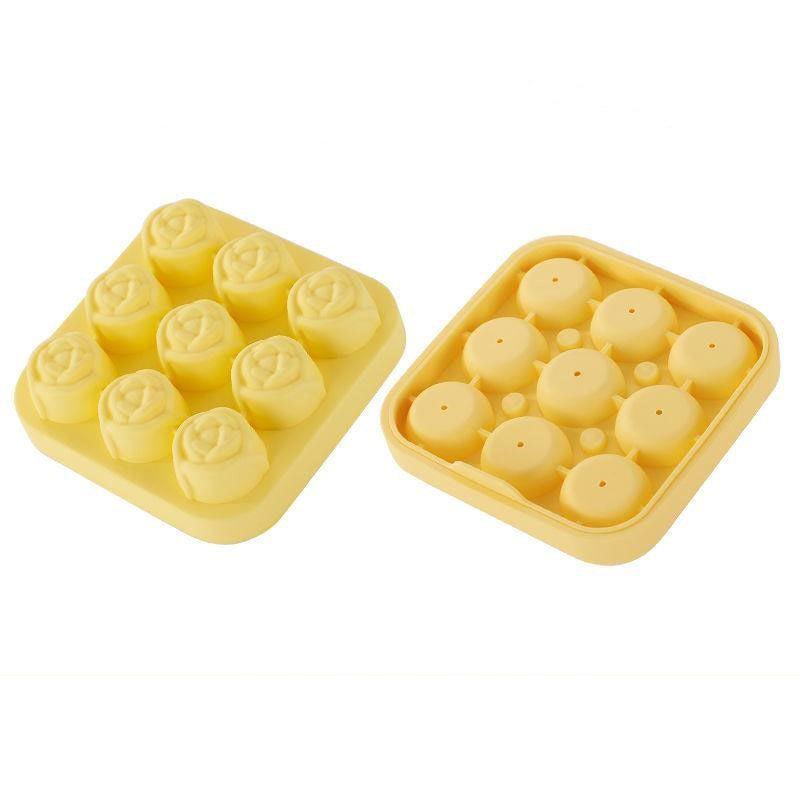 Silicone Rose Mold for Ice Cream and Cocktails