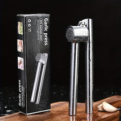 Stainless Steel Garlic Press Multifunctional & Washable Kitchen Gadget
