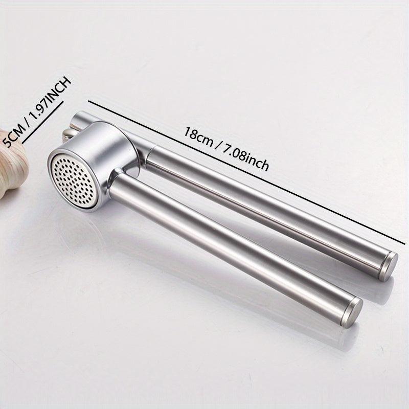 Stainless Steel Garlic Press Multifunctional & Washable Kitchen Gadget