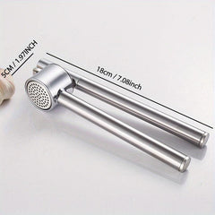 Stainless Steel Garlic Press Multifunctional & Washable Kitchen Gadget