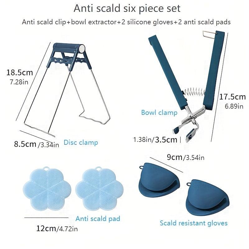 Plate Lifter Hot Pot Tongs Plate Clip Anti Scald Gripper