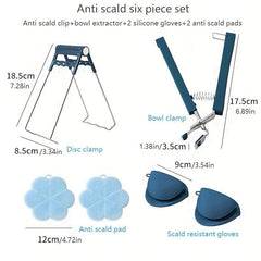 Plate Lifter Hot Pot Tongs Plate Clip Anti Scald Gripper