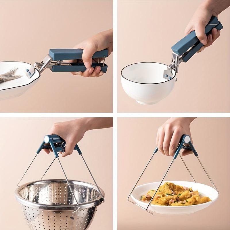 Plate Lifter Hot Pot Tongs Plate Clip Anti Scald Gripper