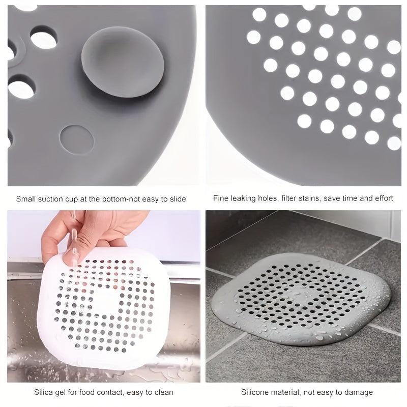 2pcs Starfish Hair Catcher Bathroom Drain Strainer Hair Trap
