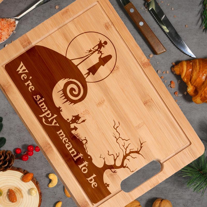 Nightmare Bamboo Cutting Board Wood Serving Tray