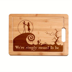 Nightmare Bamboo Cutting Board Wood Serving Tray