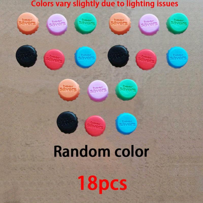6pcs Wine Bottle Stoppers Silicone Fresh Wine Bottle Caps Kitchen Gadgets