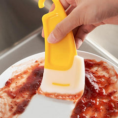 Non Stick Silicone Pan Scraper Easy to Clean for Dishes Bowls Utensils