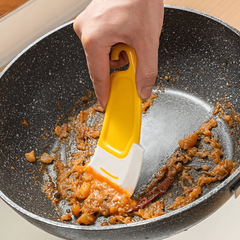 Non Stick Silicone Pan Scraper Easy to Clean for Dishes Bowls Utensils