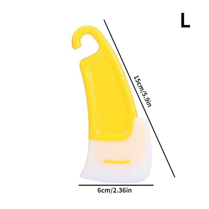 Non Stick Silicone Pan Scraper Easy to Clean for Dishes Bowls Utensils