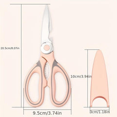 Stainless Steel Poultry Shears with Sheath - Ideal for Duck, Fish, Chicken