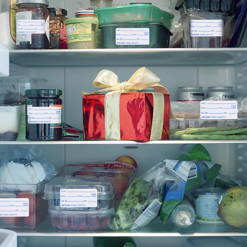 500pcs Dissolvable Food Storage Labels for Shelf Life