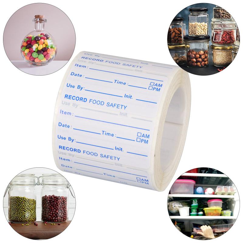 500pcs Dissolvable Food Storage Labels for Shelf Life