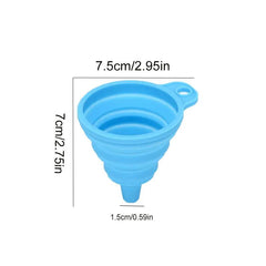 1pc Retractable Folding Mini Funnel for Wine & Refueling Pouring