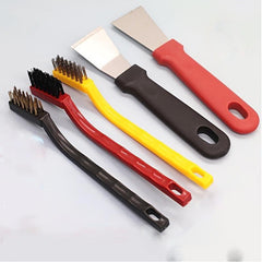 5pc Kitchen Deep Cleaning Brushes Set with Scrapers Spatula