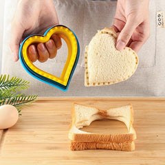 2pcs Stainless Steel Sandwich Cutter & Sealer for DIY Jelly Sandwiches