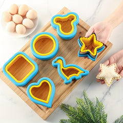 2pcs Stainless Steel Sandwich Cutter & Sealer for DIY Jelly Sandwiches