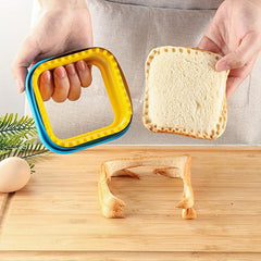 2pcs Stainless Steel Sandwich Cutter & Sealer for DIY Jelly Sandwiches