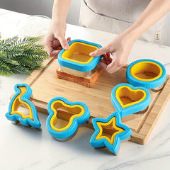 2pcs Stainless Steel Sandwich Cutter & Sealer for DIY Jelly Sandwiches