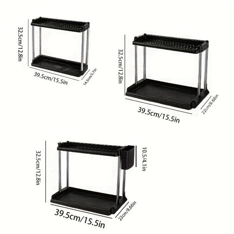 Spice Rack Kitchen Organizer Seasoning Storage Holder with Chopsticks Storage
