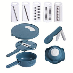 Vegetable Cutter Drain Basket Potato Grater Slicing Cutting