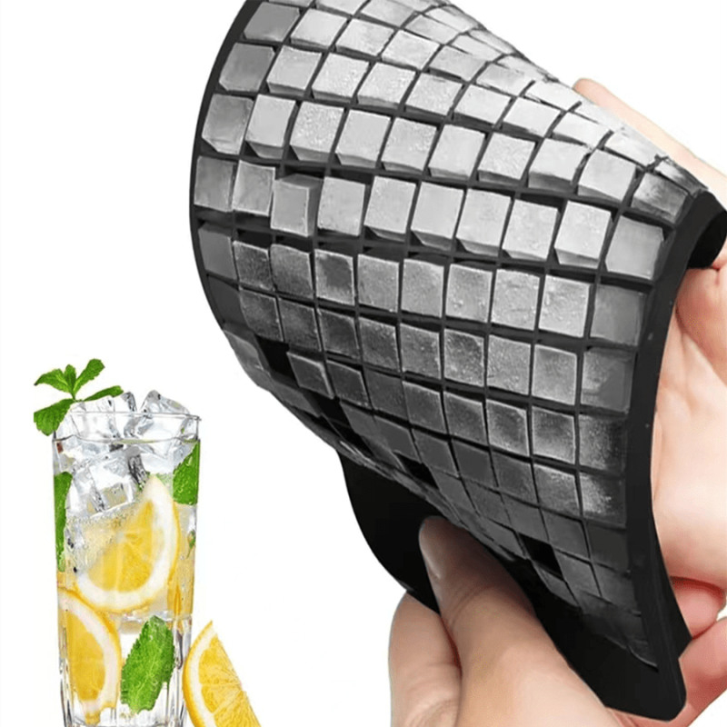 160 Square Grid Silicone Ice Tray Easy to Clean and Durable