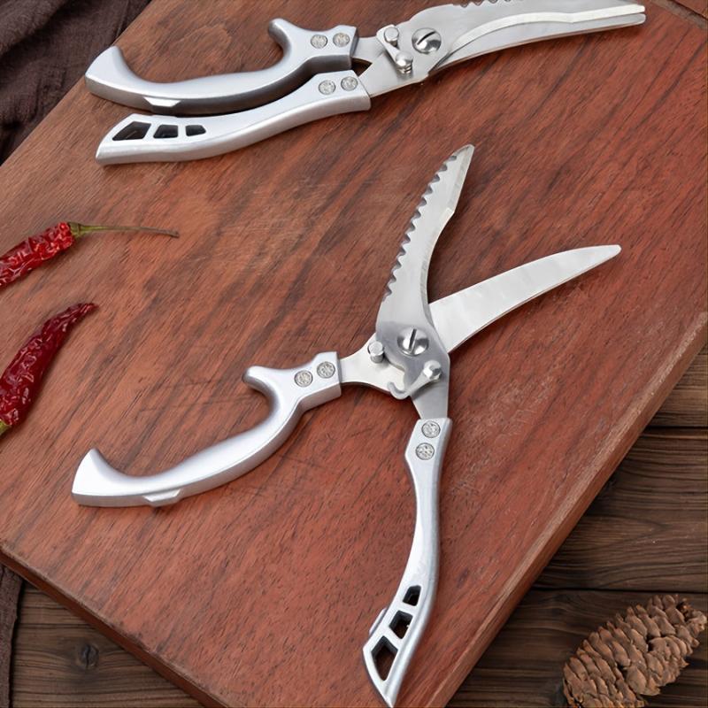 Kitchen Poultry Shears Stainless Steel Scissors Meat/Vegetable Grill Chef Cookin