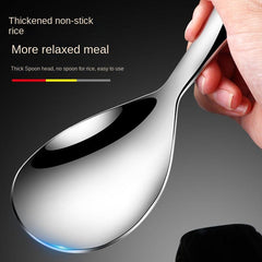 304 Stainless Steel Spoon Thickened Rice Spoon, Home Kitchen Utensils