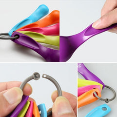 5pcs Colorful Measuring Spoons for Dry and Liquid Ingredients