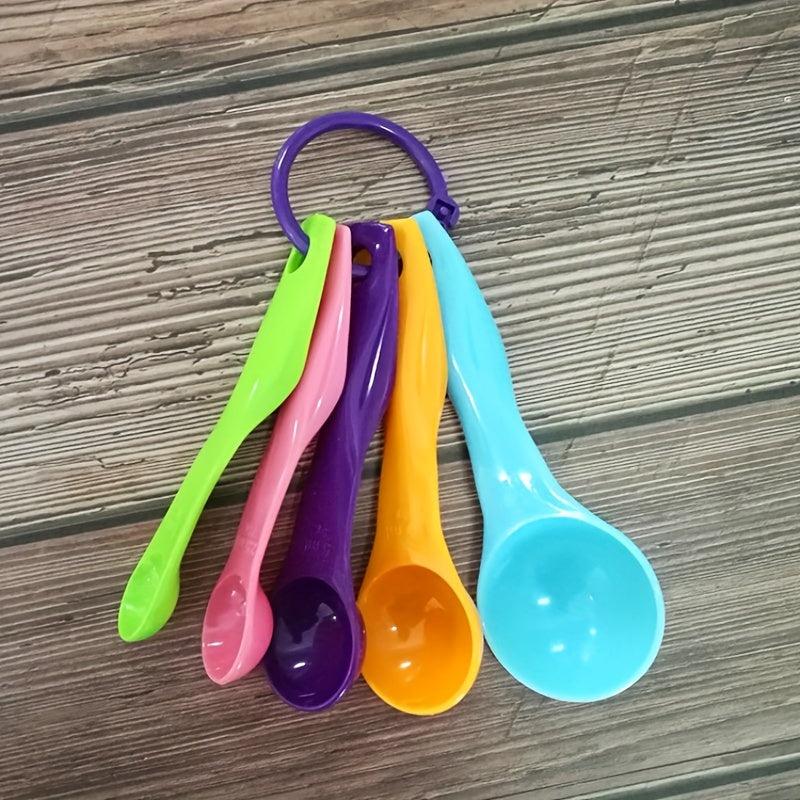 5pcs Colorful Measuring Spoons for Dry and Liquid Ingredients