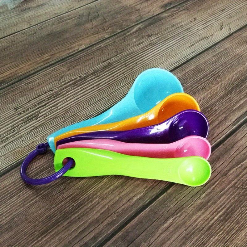 5pcs Colorful Measuring Spoons for Dry and Liquid Ingredients