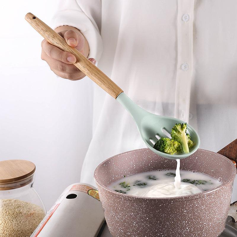 11pcs Silicone Kitchenware Set Non-stick Pot Cooking Set