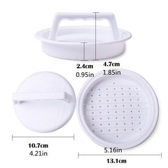 Plastic Burger Press for Perfectly Shaped Patties Kitchen Supplies
