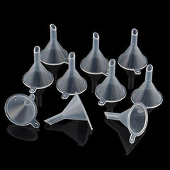 10pcs Mini Funnel Multifunctional Funnel for Bottle Filling Perfumes Chemicals