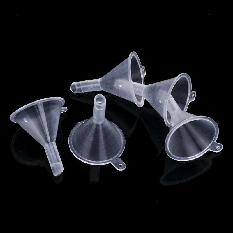 10pcs Mini Funnel Multifunctional Funnel for Bottle Filling Perfumes Chemicals