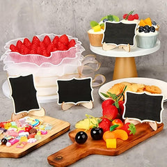 10pcs Mini Chalkboard Signs Cheese Markers Creative Food Signs For Party