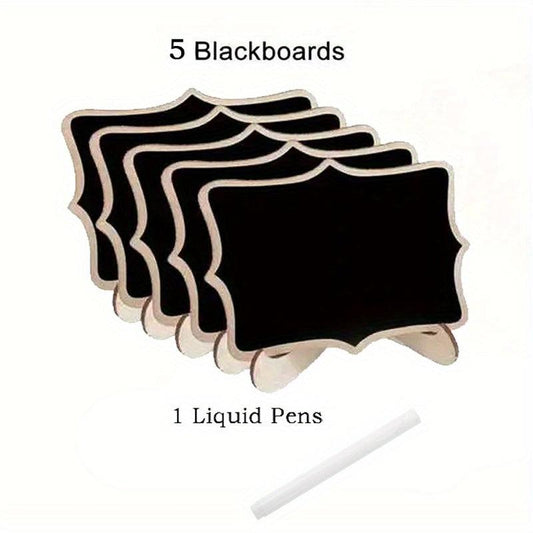 10pcs Mini Chalkboard Signs Cheese Markers Creative Food Signs For Party