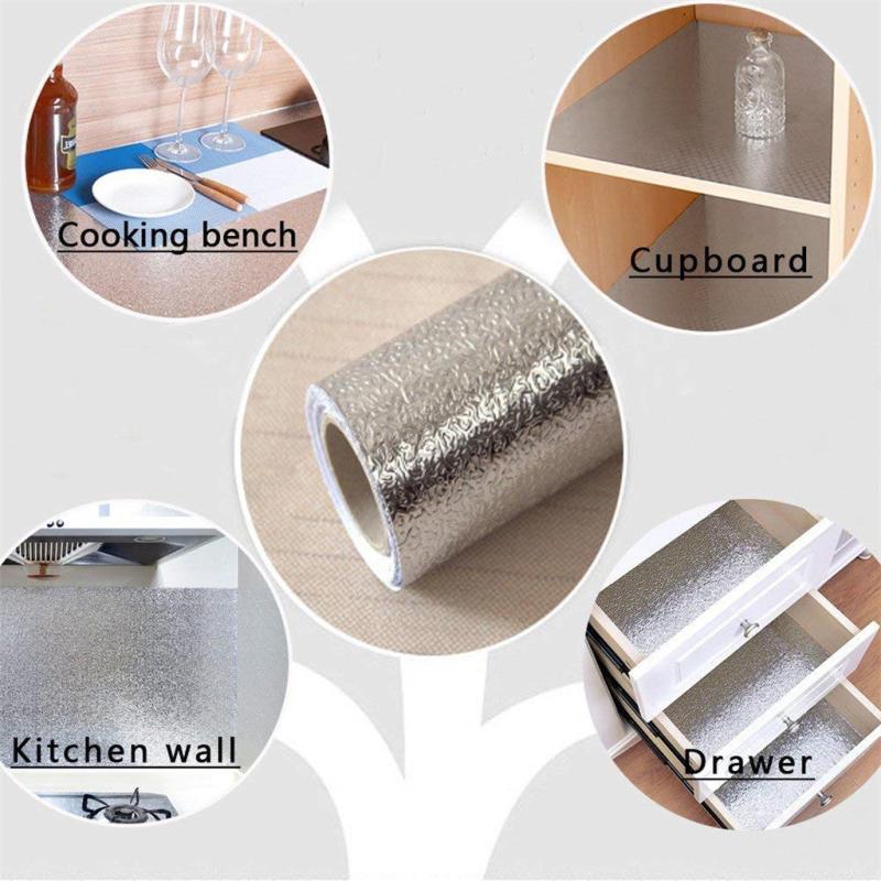 Aluminum Film Sticker for Cabinet & Kitchen Use