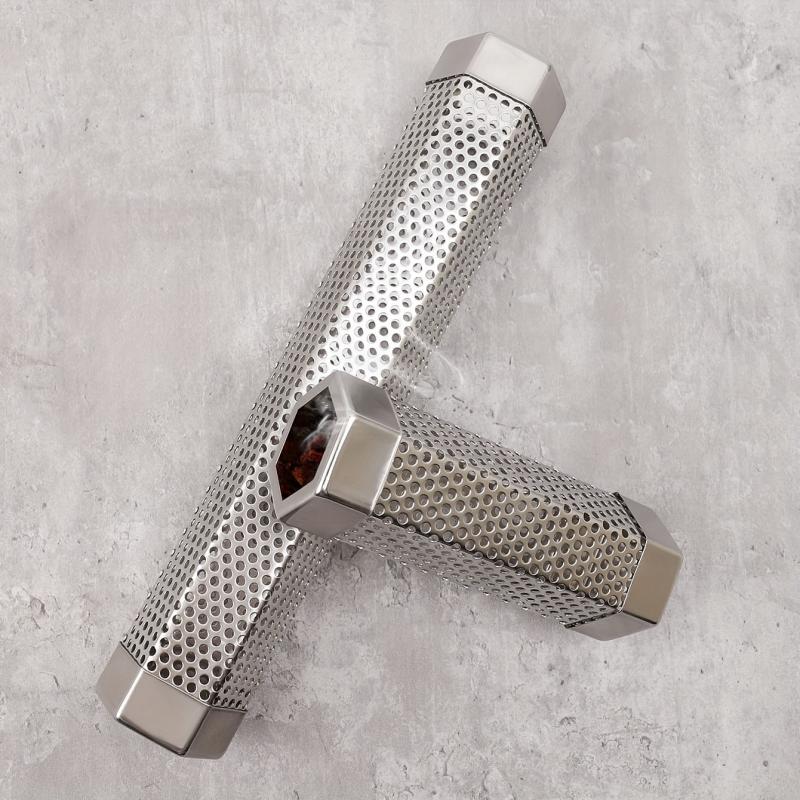 Stainless Steel Smoked Tube for Pellet Smokers - Perfect BBQ Accessory