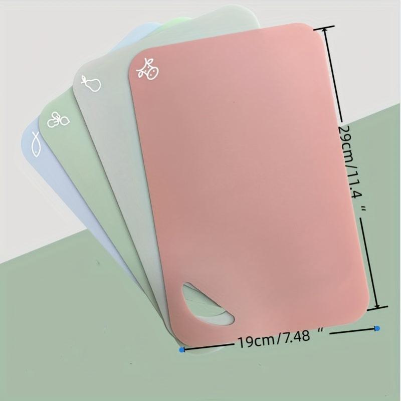 4pcs Flexible Thick Cutting Board Mats Heavy Duty Chopping Board Plastic