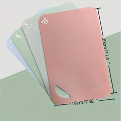 4pcs Flexible Thick Cutting Board Mats Heavy Duty Chopping Board Plastic