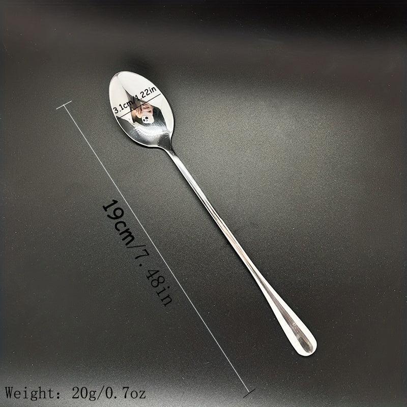 1pc Dessert Spoon Stainless Steel Nana's Coffee Milk Spoon