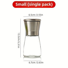 304 Stainless Steel Pepper Mill Grinder Manual Seasoning Bottle