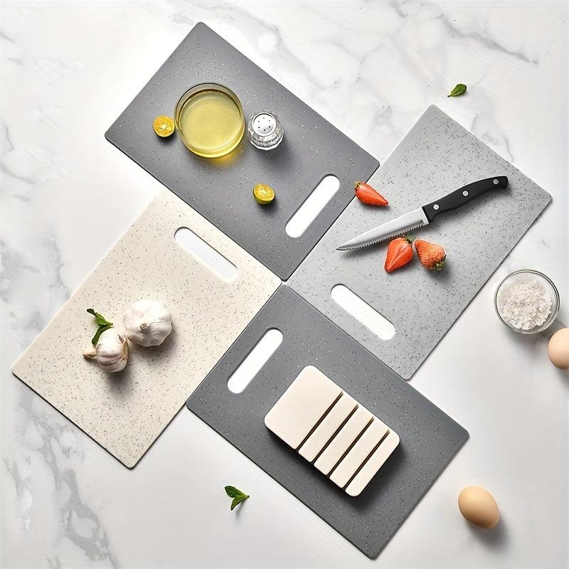 4pcs BPA Cutting Board Set w/ Base Prevent Cross Contamination Dishwasher Safe