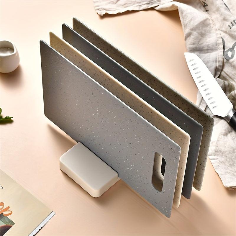 4pcs BPA Cutting Board Set w/ Base Prevent Cross Contamination Dishwasher Safe
