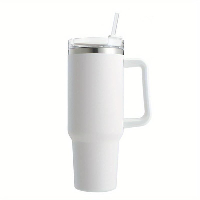 Anti Slip Stainless Steel Water Bottle 40oz with Straw Lid and Portable Handle
