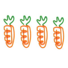 6pcs Carrot Clip Paper Clip Fruit Bookmark Notebook Clip