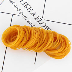 500pcs Yellow Rubber Bands 1.26in, 3in Diameter