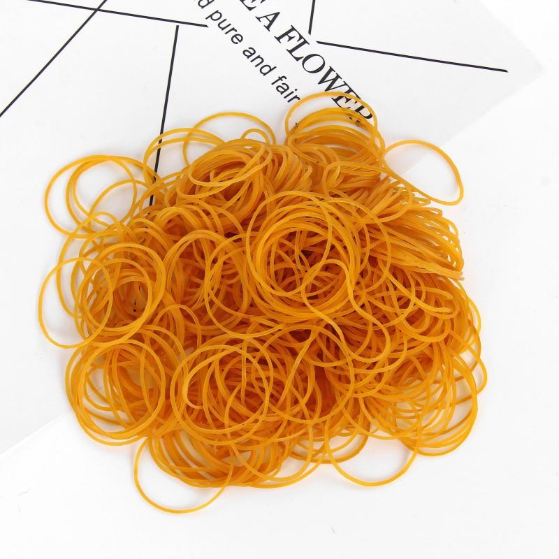 500pcs Yellow Rubber Bands 1.26in, 3in Diameter